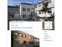 Tablet Screenshot of antonius-schule.de